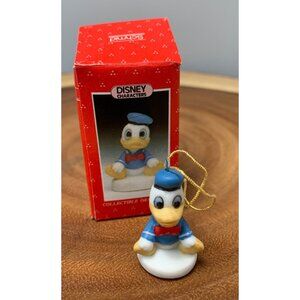 Donald Duck Disney Collectible Ornament By Schmid with Box 1980s
